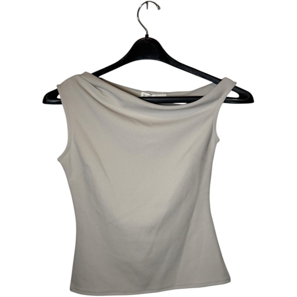 OAK + FORT grey cream Sleeveless Top